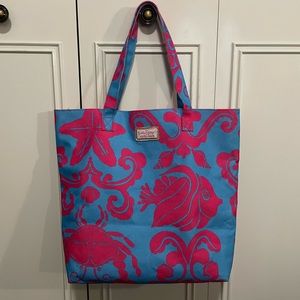 Lilly Pulitzer for Estée Lauder beach tote bag